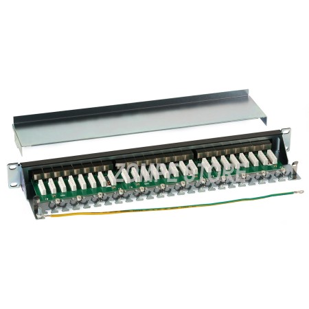 Panneau De Brassage (patch Panel) Fibre Optique 1U - 24 Ports LC Duplex Pré-chargés - Rack 19" - Marque Fiberopticdistribution