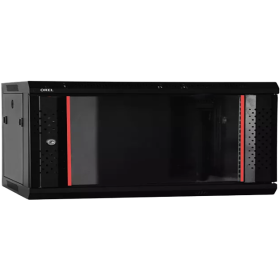 OREL Coffret mural fixe 19" 4U 600x450 Noir